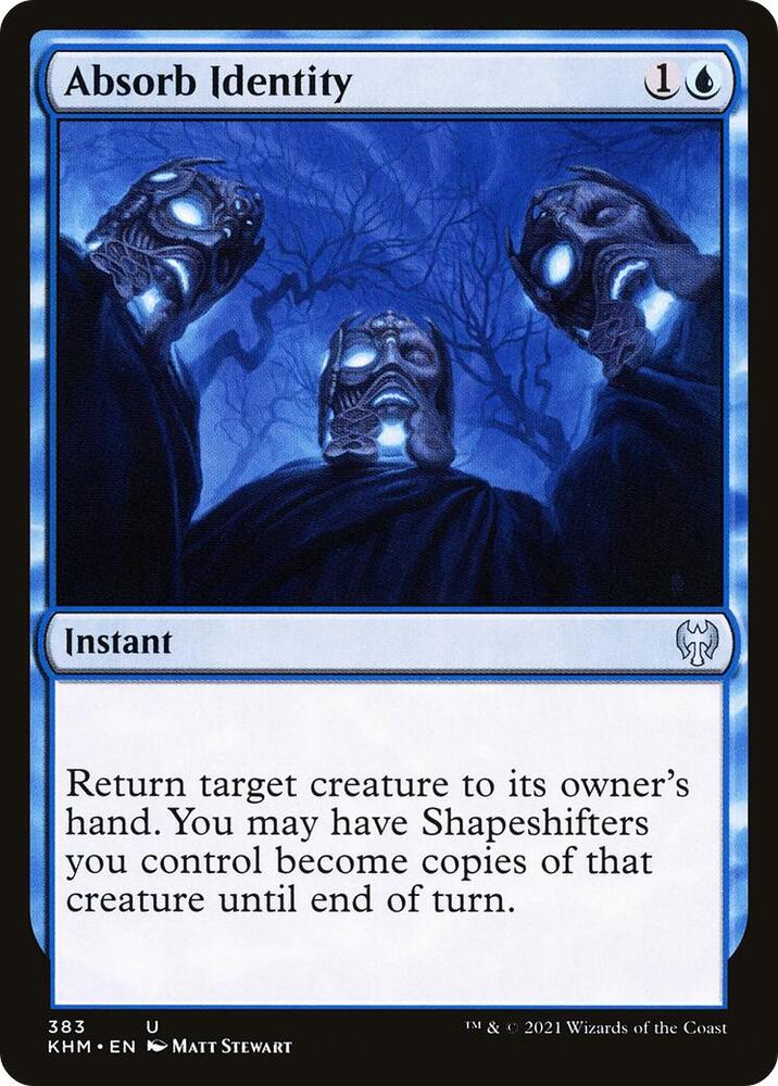 Absorb Identity 383 card from Kaldheim