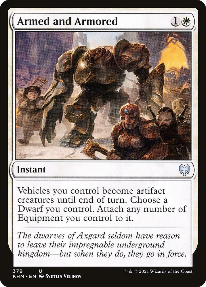 Armed and Armored 379 card from Kaldheim