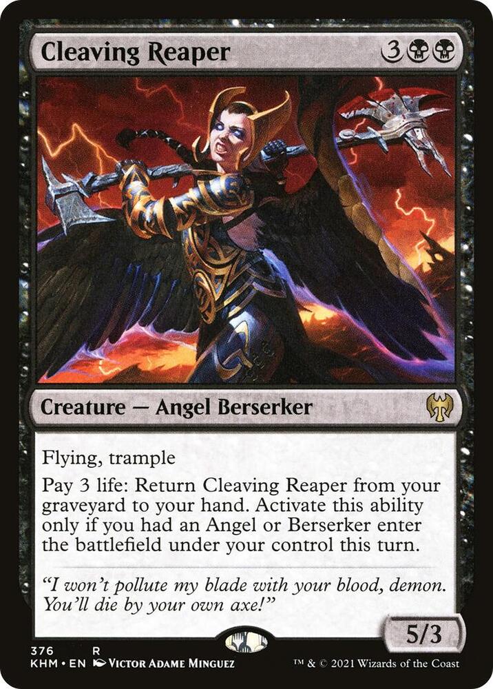 Cleaving Reaper 376 card from Kaldheim