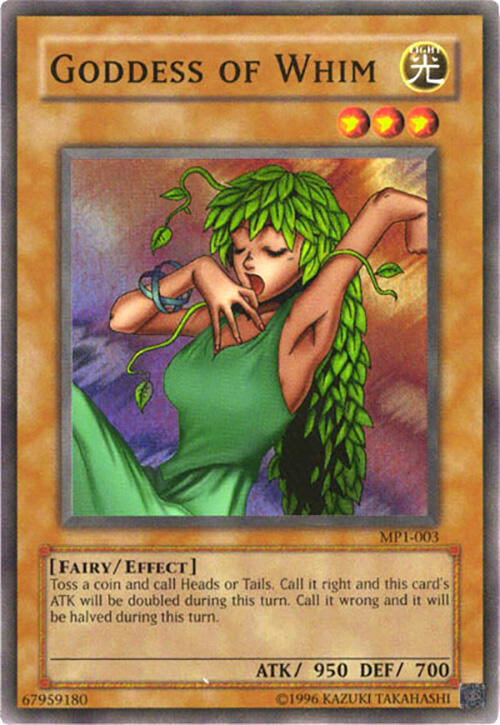 Goddess of Whim MP1-003 card from McDonald's Promo