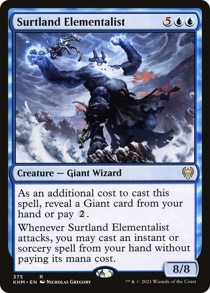 Surtland Elementalist 375 card from Kaldheim