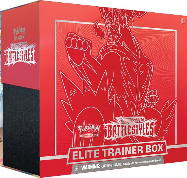 Battle Styles Elite Trainer Box [Single Strike Urshifu] (Red) card from SWSH05: Battle Styles
