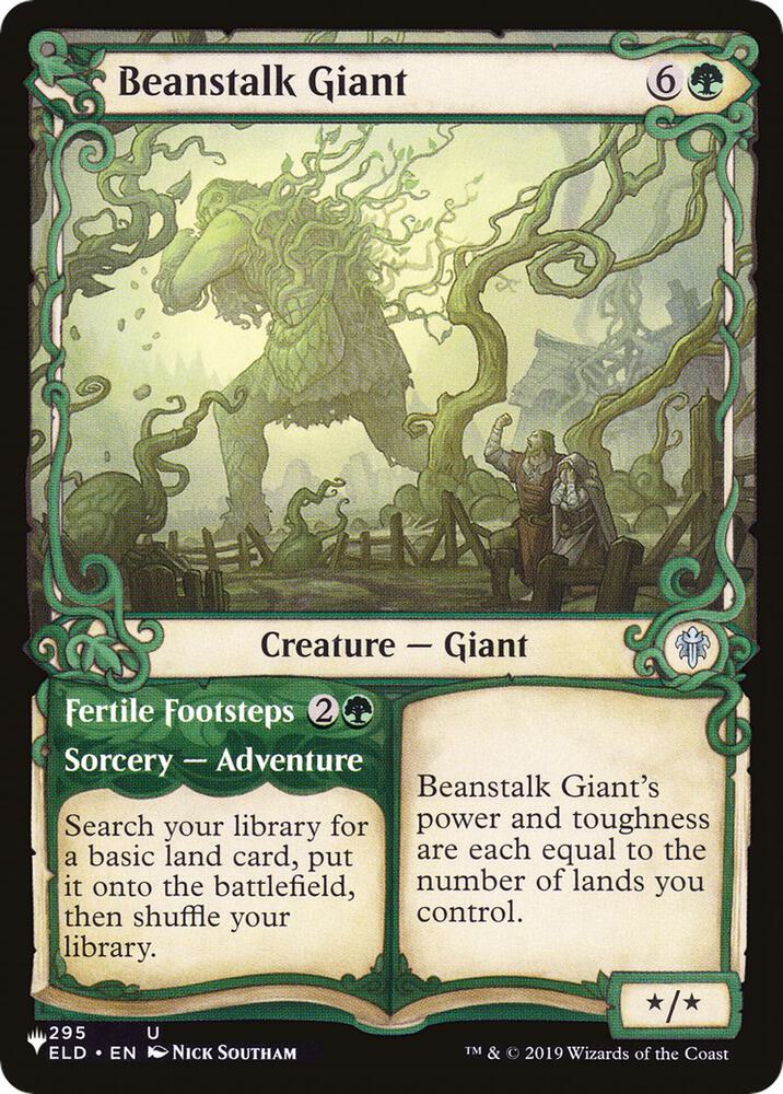 Beanstalk Giant (Showcase) 295/269 card from The List Reprints