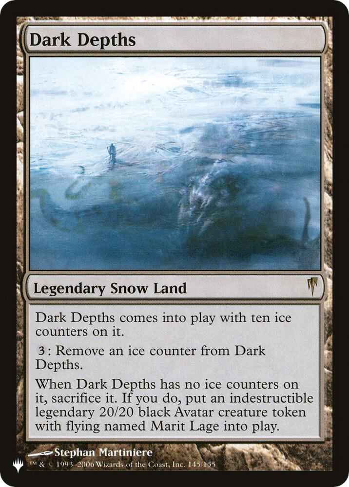 Dark Depths 145/155 card from The List Reprints
