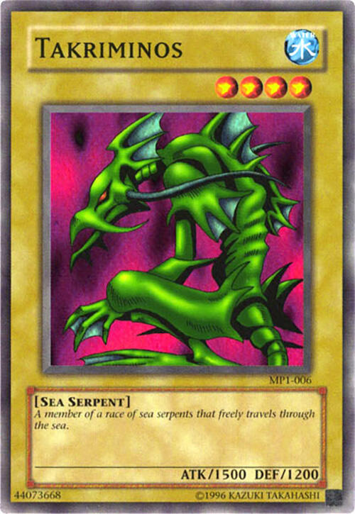 Takriminos MP1-006 card from McDonald's Promo