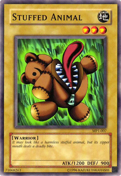 Stuffed Animal MP1-007 card from McDonald's Promo