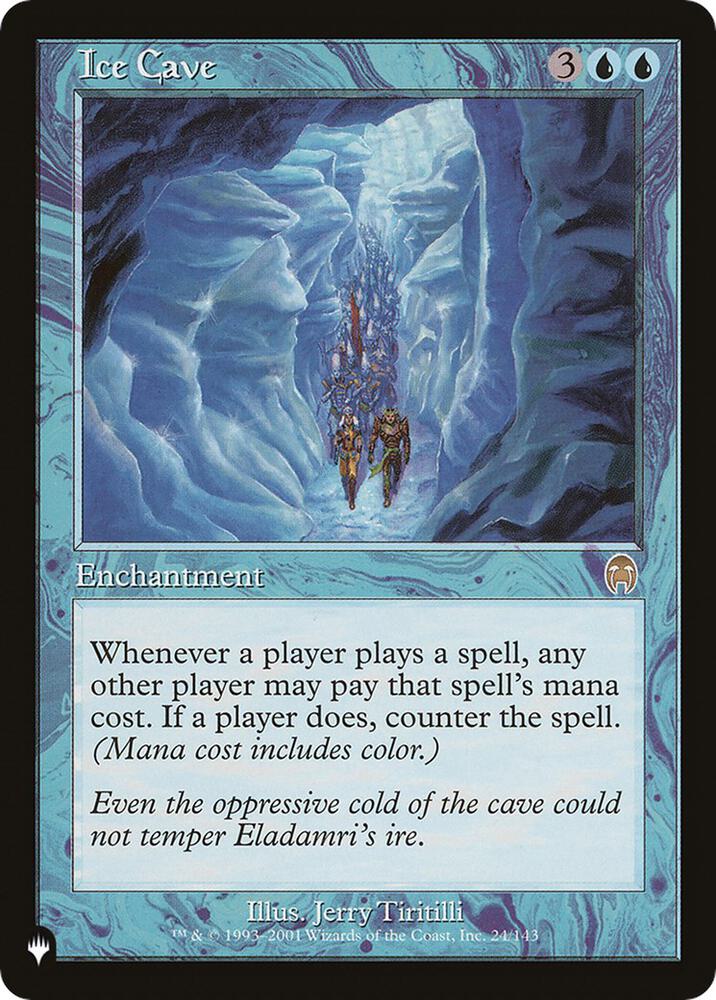 Ice Cave 24/143 card from The List Reprints