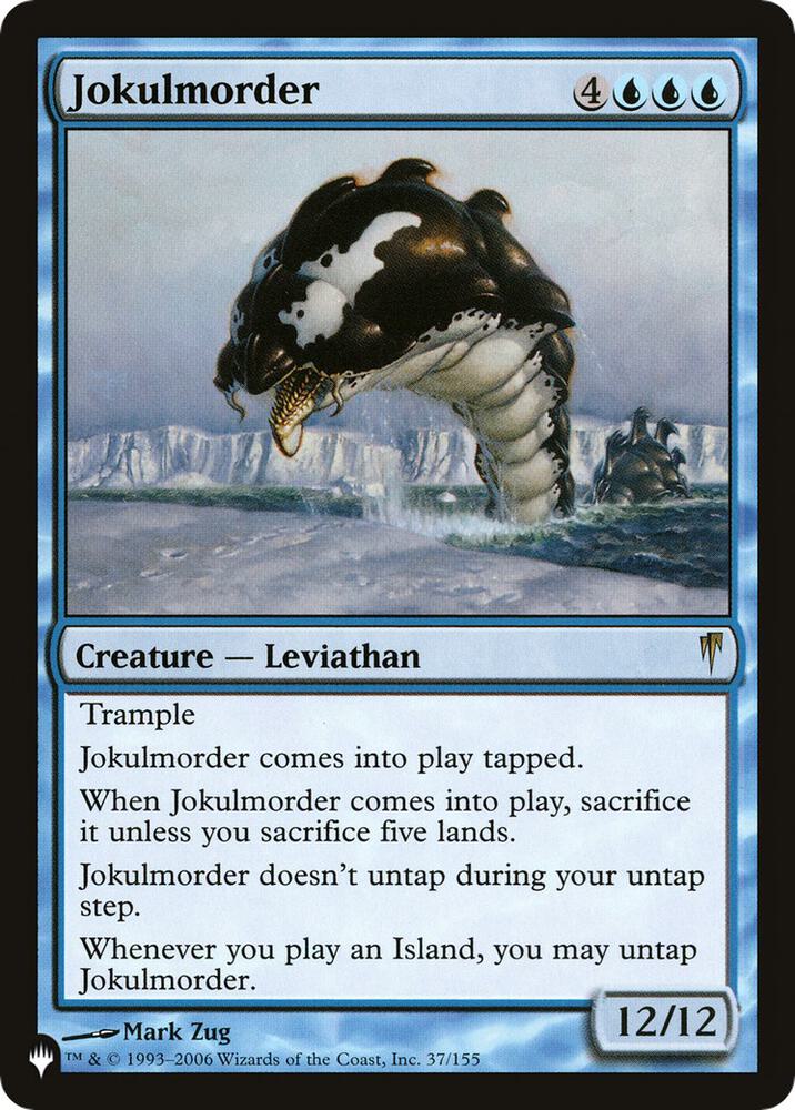 Jokulmorder 37/155 card from The List Reprints