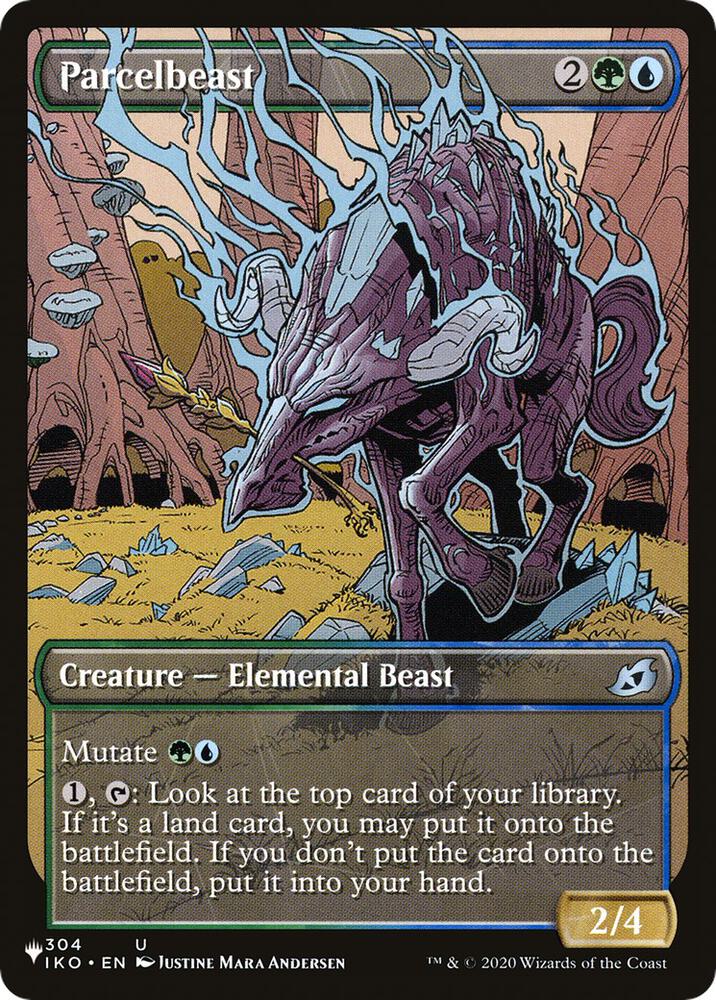 Parcelbeast (Showcase) 304/274 card from The List Reprints