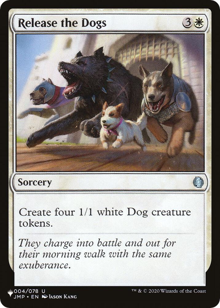 Release the Dogs 004/078 card from The List Reprints