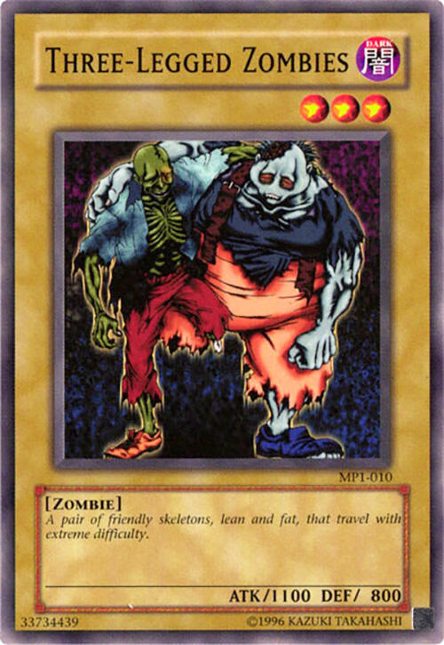 Three-Legged Zombies MP1-010 card from McDonald's Promo