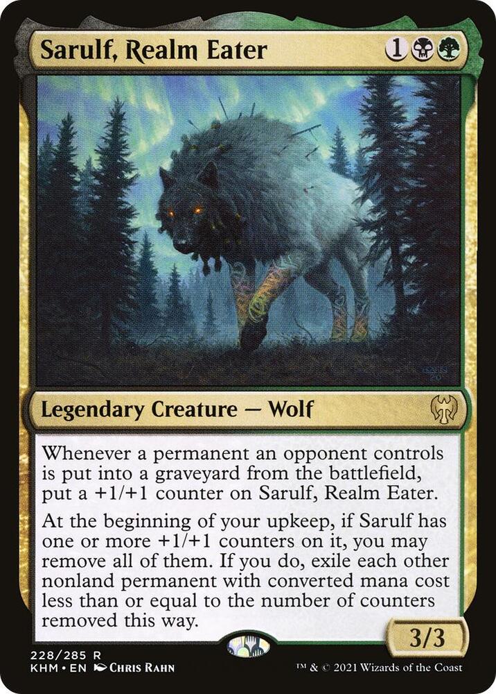 Sarulf, Realm Eater 228 card from Kaldheim