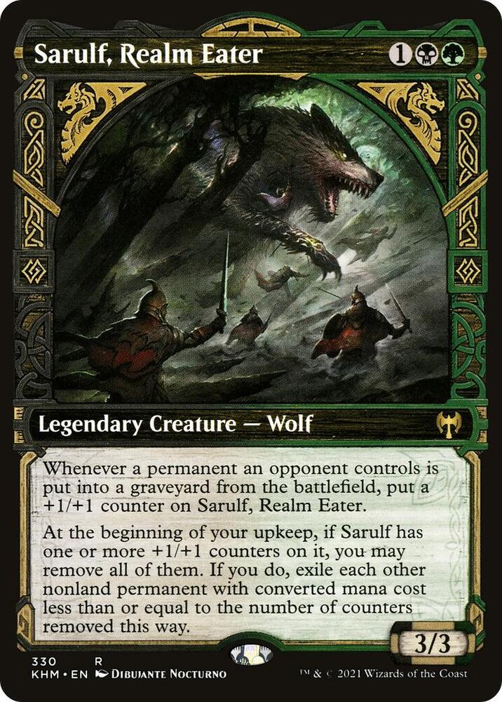 Sarulf, Realm Eater (Showcase) 330 card from Kaldheim