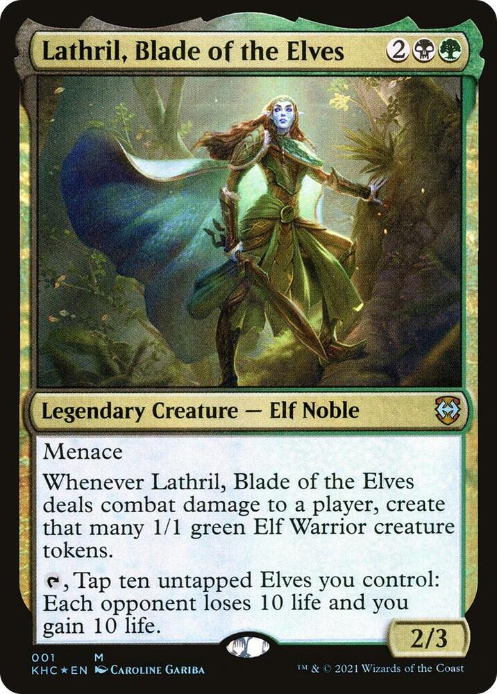 Lathril, Blade of the Elves 1 card from Commander: Kaldheim