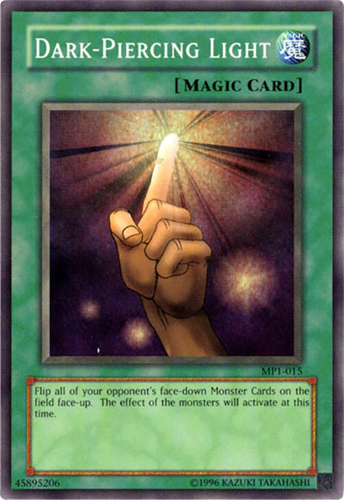 Dark-Piercing Light MP1-015 card from McDonald's Promo