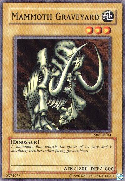 Mammoth Graveyard MRL-E104 card from Magic Ruler
