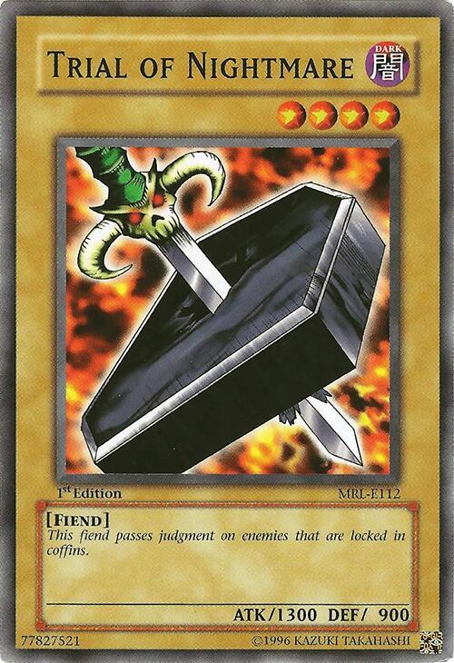 Trial of Nightmare MRL-E112 card from Magic Ruler