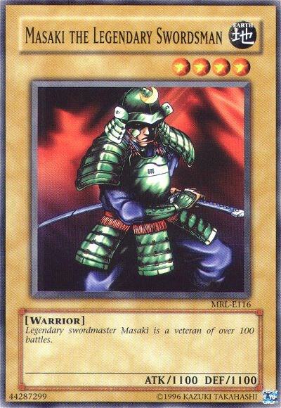 Masaki the Legendary Swordsman MRL-E116 card from Magic Ruler