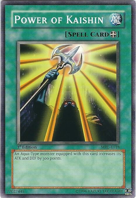 Power of Kaishin MRL-E118 card from Magic Ruler
