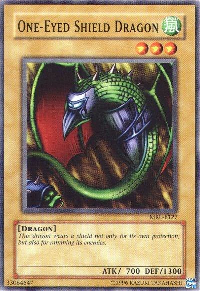 One-Eyed Shield Dragon MRL-E127 card from Magic Ruler