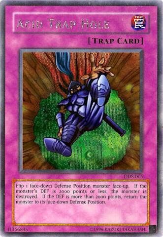 Acid Trap Hole (Dark Duel Stories) DDS-005 card from Yu-Gi-Oh! Video Game Promotional Cards