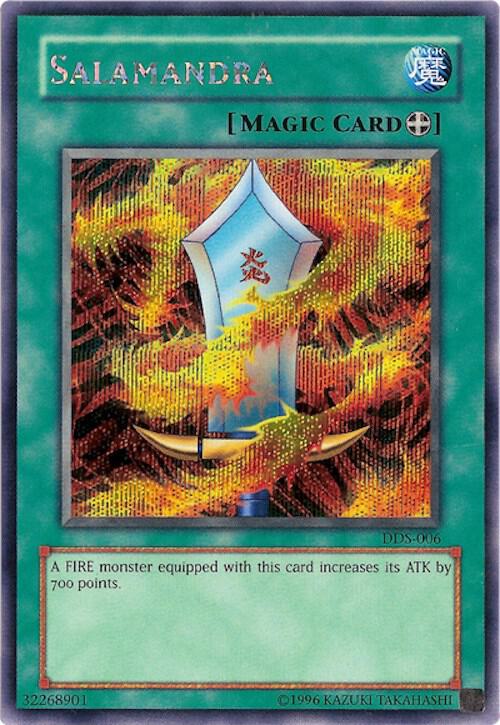 Salamandra (Dark Duel Stories) DDS-006 card from Yu-Gi-Oh! Video Game Promotional Cards