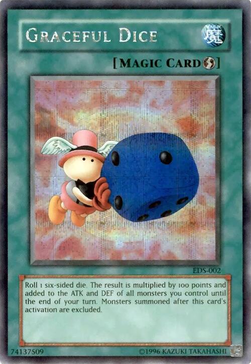Graceful Dice EDS-002 card from Eternal Duelist Soul
