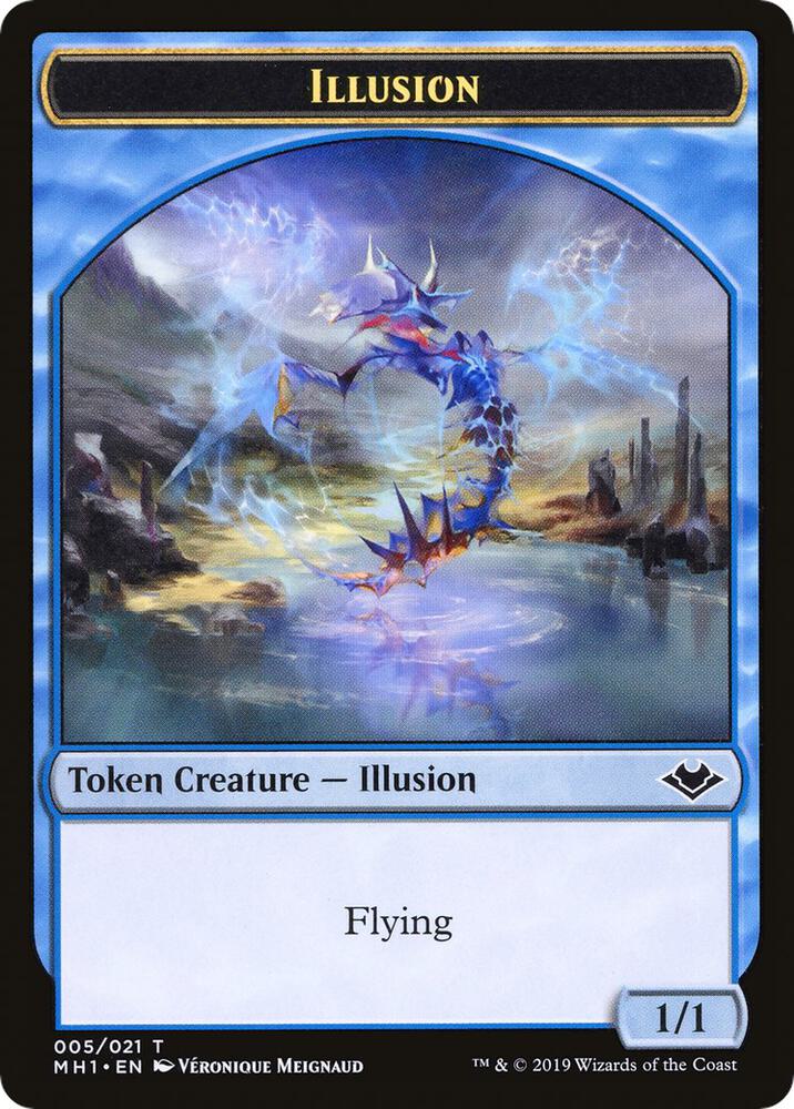 Illusion // Bear Double-Sided Token 5 // 11 card from Modern Horizons