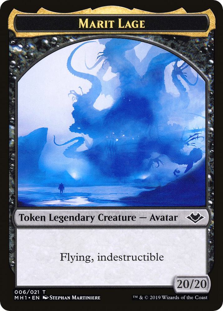 Marit Lage // Zombie Double-Sided Token 6 // 7 card from Modern Horizons