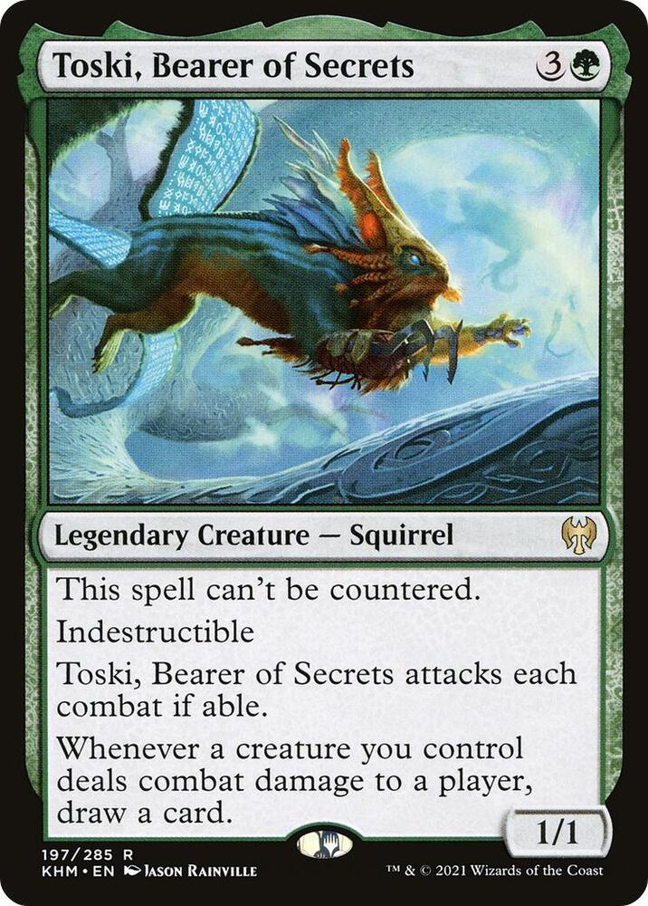 Toski, Bearer of Secrets 197 card from Kaldheim