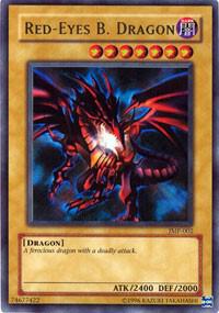 Red-Eyes B. Dragon JMP-002 card from Shonen Jump Magazine Promos