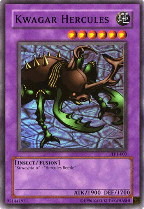 Kwagar Hercules TP1-003 card from Tournament Pack 1
