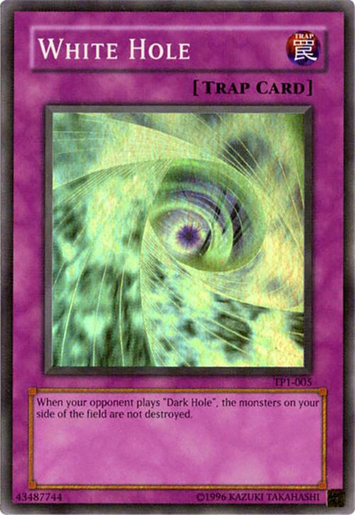 White Hole TP1-005 card from Tournament Pack 1