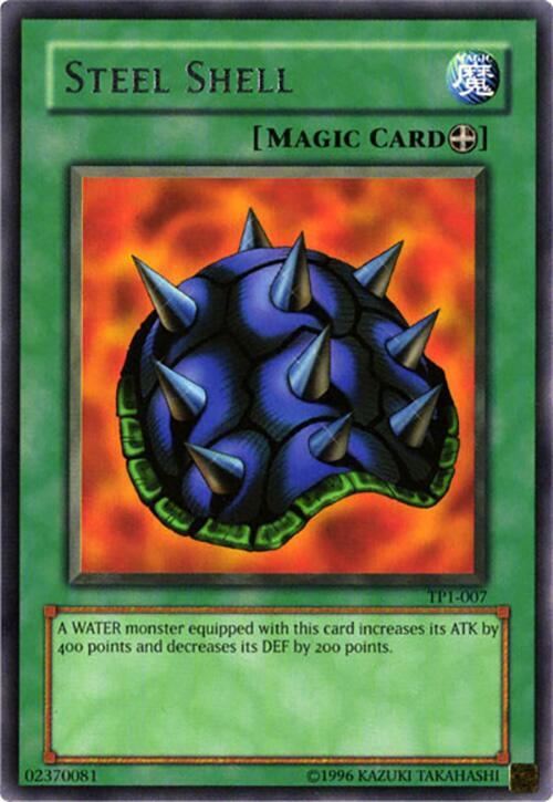 Steel Shell TP1-007 card from Tournament Pack 1