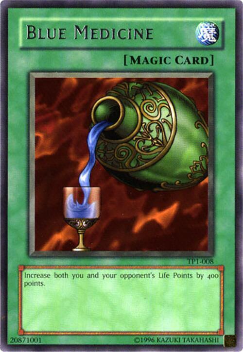 Blue Medicine TP1-008 card from Tournament Pack 1
