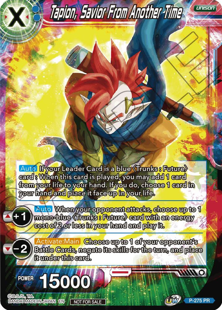 Tapion, Savior From Another Time (Unison Warrior Series Tournament Pack Vol.3) P-275 card from Tournament Promotion Cards