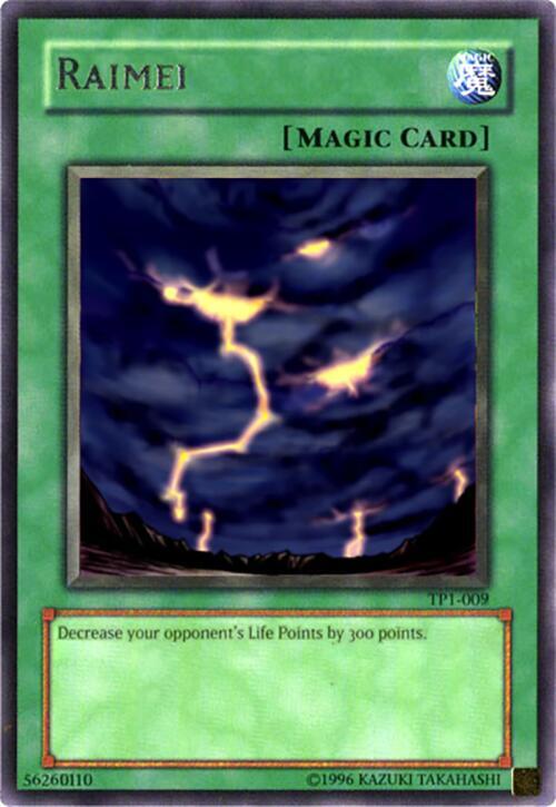 Raimei TP1-009 card from Tournament Pack 1