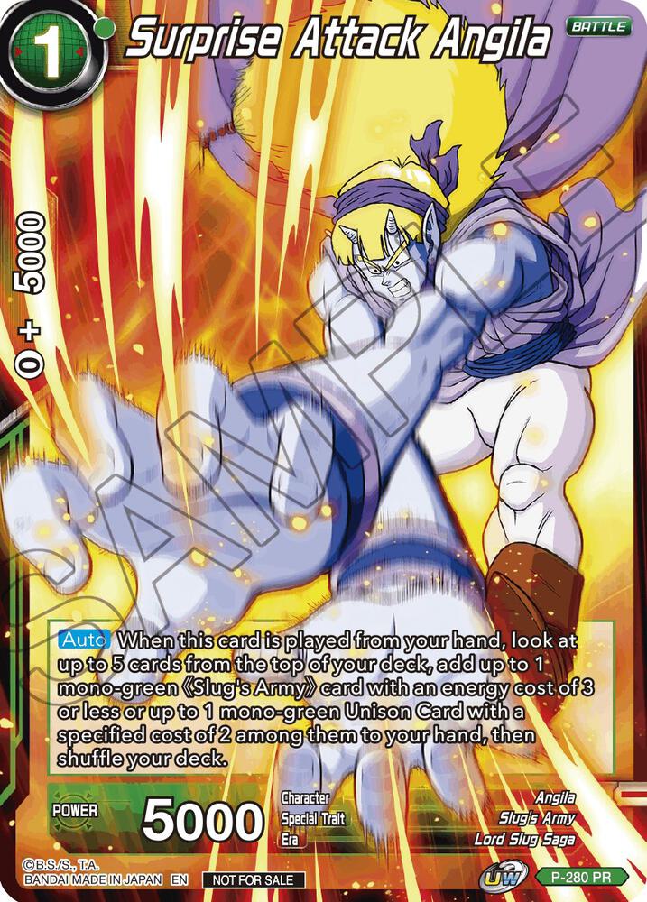 Surprise Attack Angila (Unison Warrior Series Tournament Pack Vol.3) P-280 card from Tournament Promotion Cards