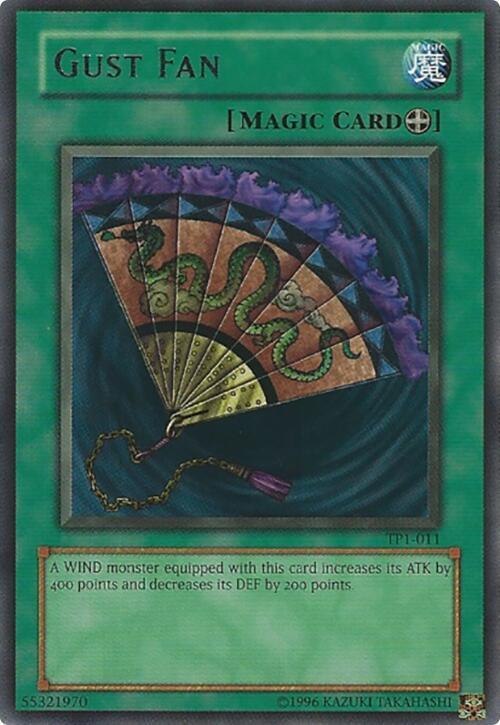 Gust Fan TP1-011 card from Tournament Pack 1