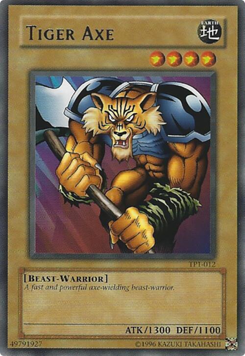 Tiger Axe TP1-012 card from Tournament Pack 1