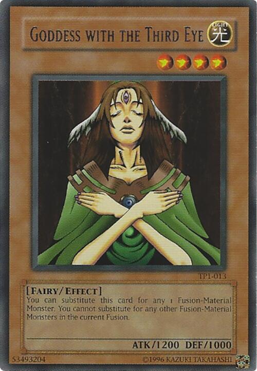 Goddess with the Third Eye TP1-013 card from Tournament Pack 1