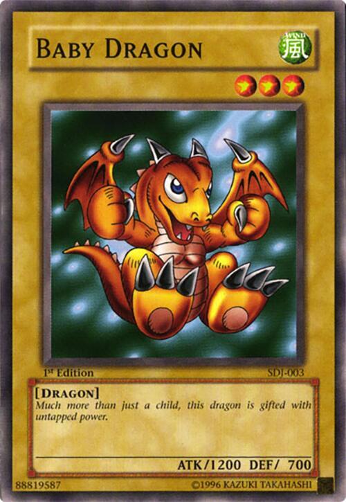 Baby Dragon SDJ-003 card from Starter Deck: Joey