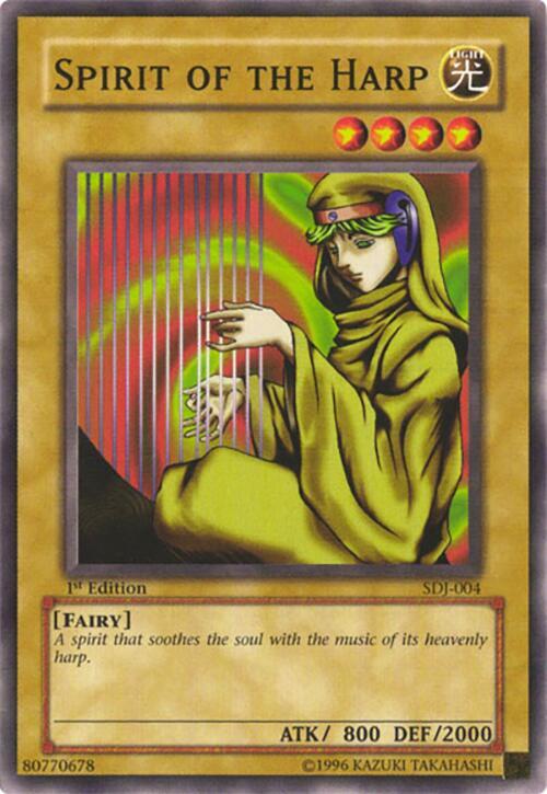 Spirit of the Harp SDJ-004 card from Starter Deck: Joey