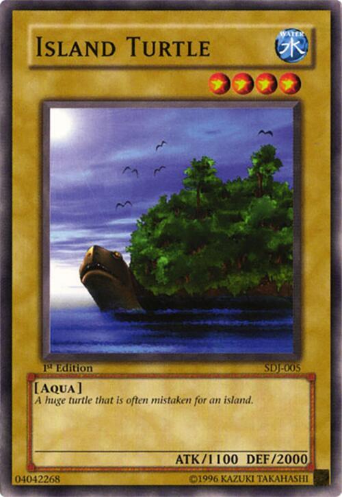 Island Turtle SDJ-005 card from Starter Deck: Joey