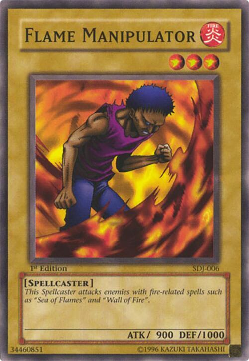 Flame Manipulator SDJ-006 card from Starter Deck: Joey