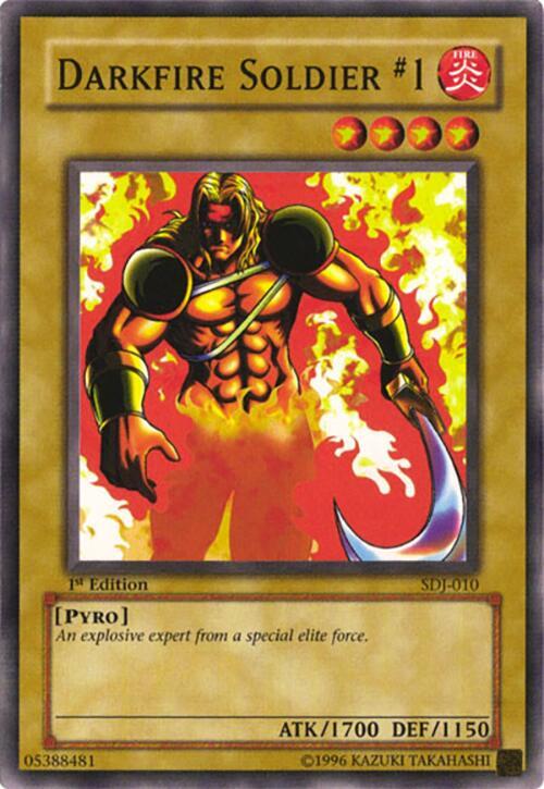 Darkfire Soldier #1 SDJ-010 card from Starter Deck: Joey