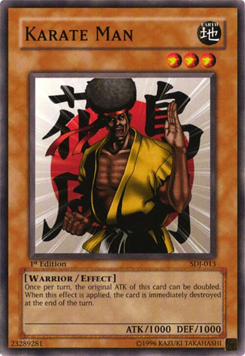 Karate Man SDJ-013 card from Starter Deck: Joey