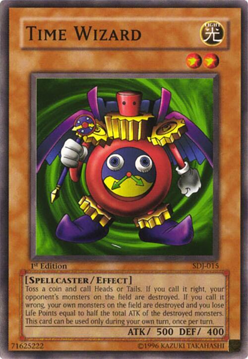 Time Wizard SDJ-015 card from Starter Deck: Joey