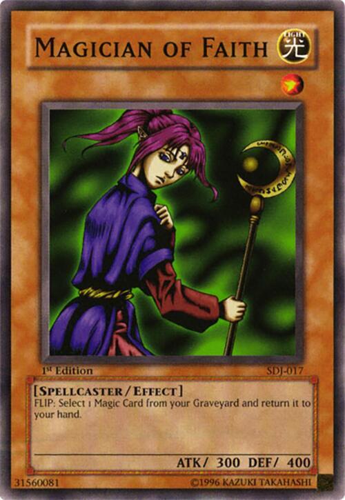 Magician of Faith SDJ-017 card from Starter Deck: Joey