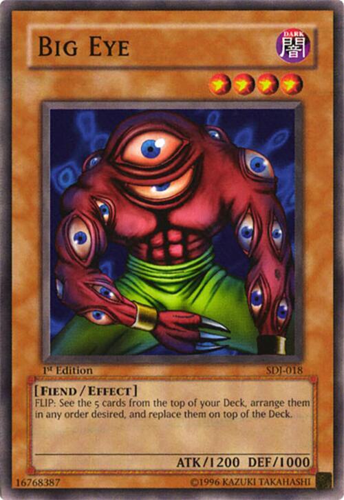 Big Eye SDJ-018 card from Starter Deck: Joey
